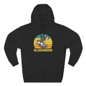 Slogoman Three-Panel Fleece Hoodie