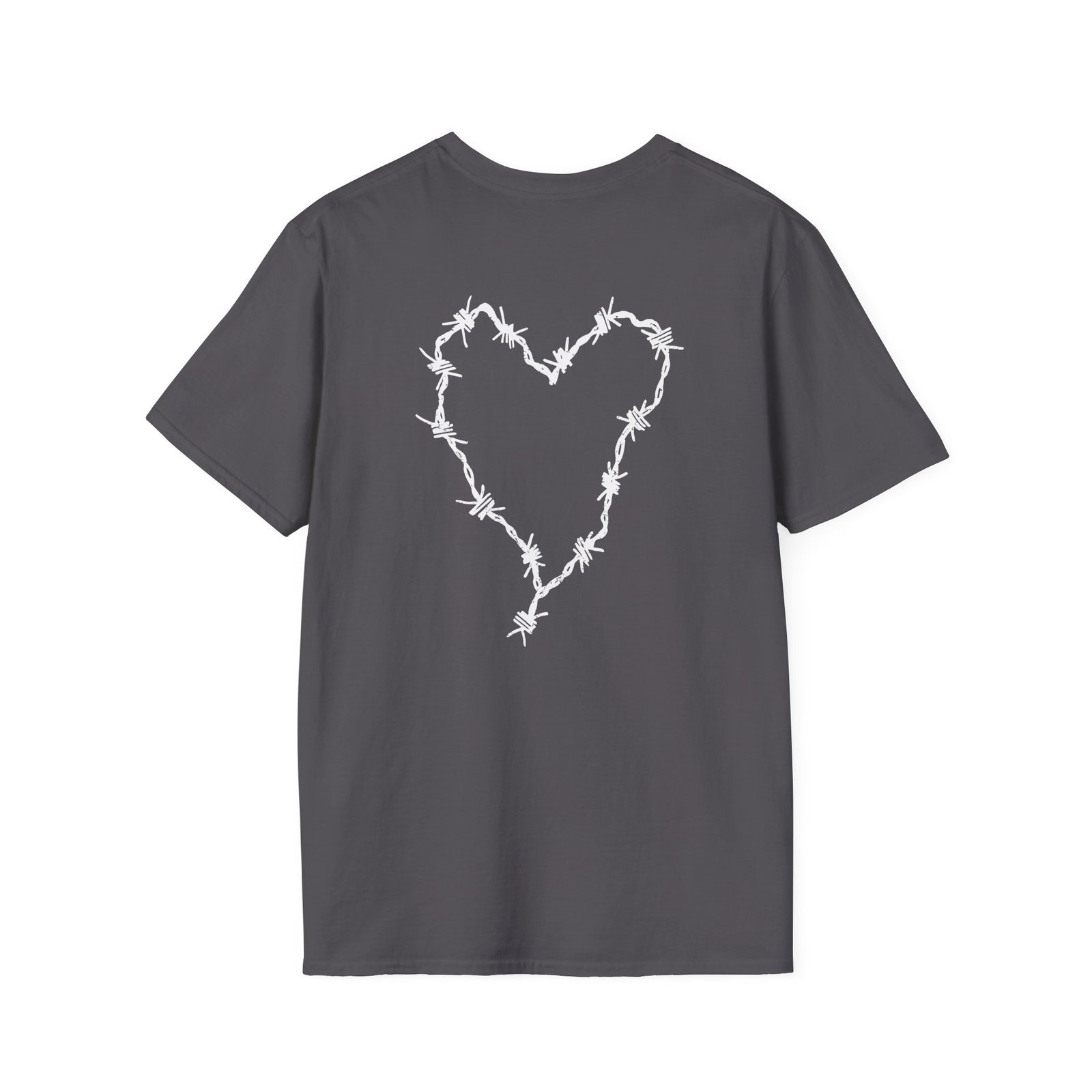 Frank Iero Barbed Wire Heart Unisex Softstyle T-Shirt
