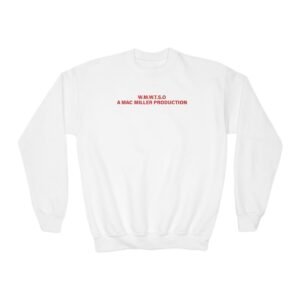 Youth Mac Miller Wmwtso Productions Crewneck Sweatshirt