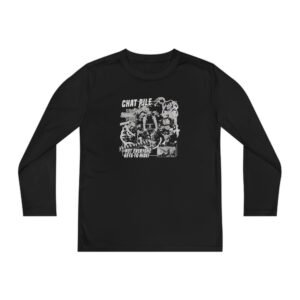 Youth Chat Pile Weekly World News Long Sleeve Competitor Tee
