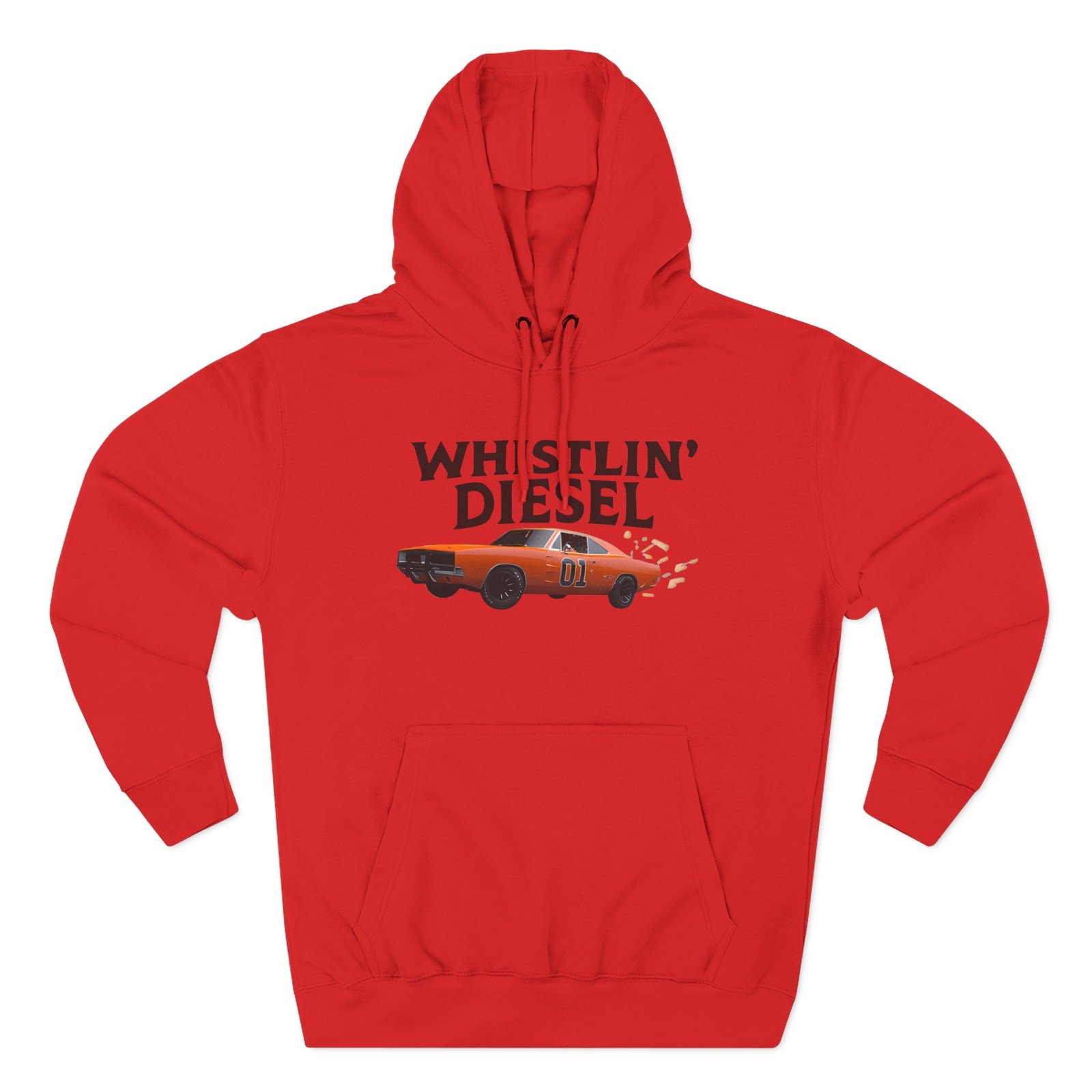 Whistlindiesel Duke Three-Panel Fleece Hoodie