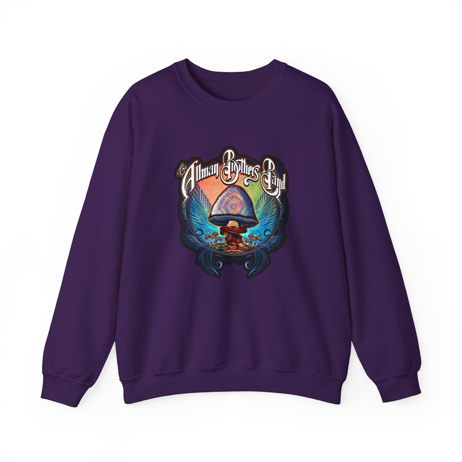 The Allman Brothers Psychedelic Mushroom Unisex Heavy Blend™ Crewneck Sweatshirt