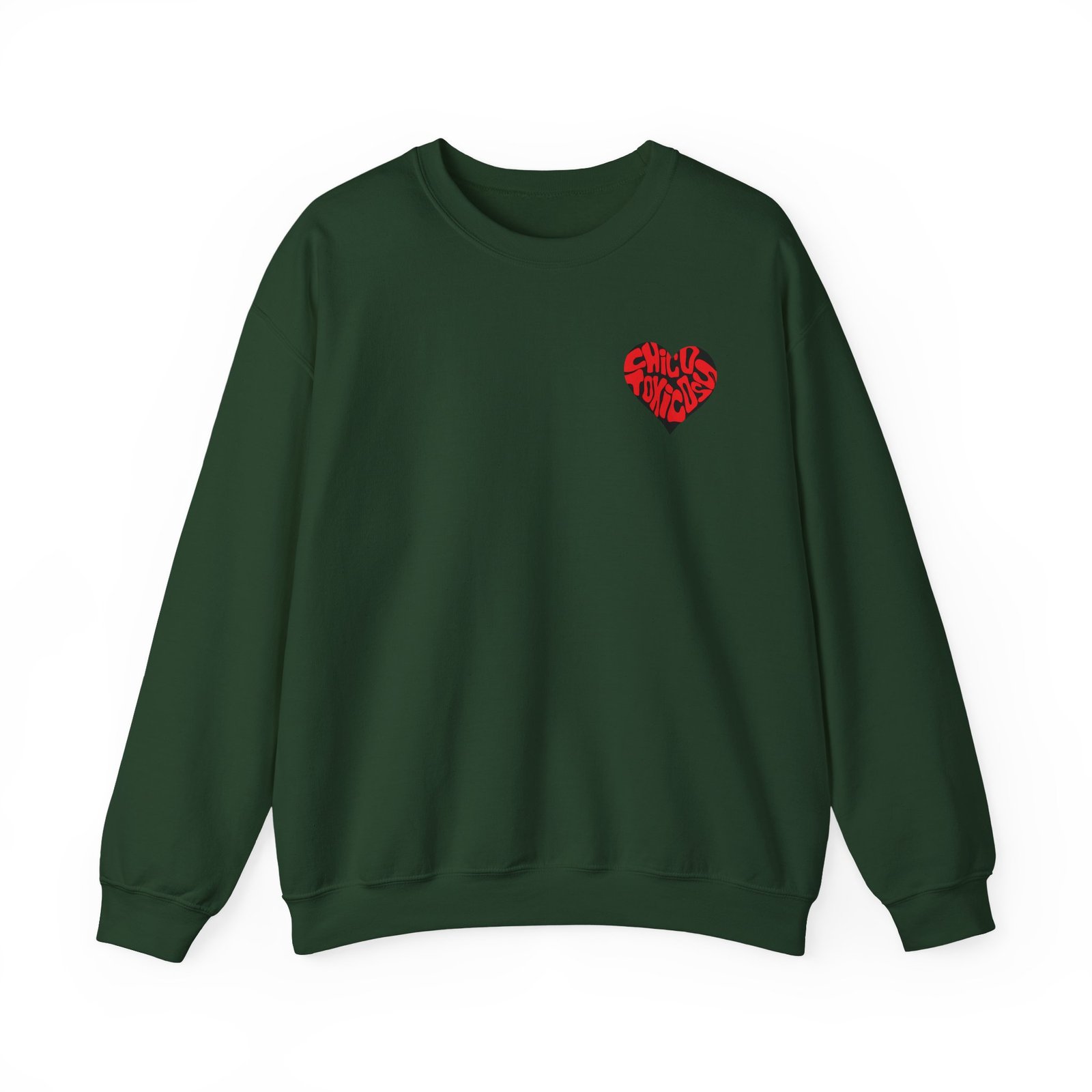 Chicos Toxicos Tóxicas Have My Heart Unisex Heavy Blend™ Crewneck Sweatshirt