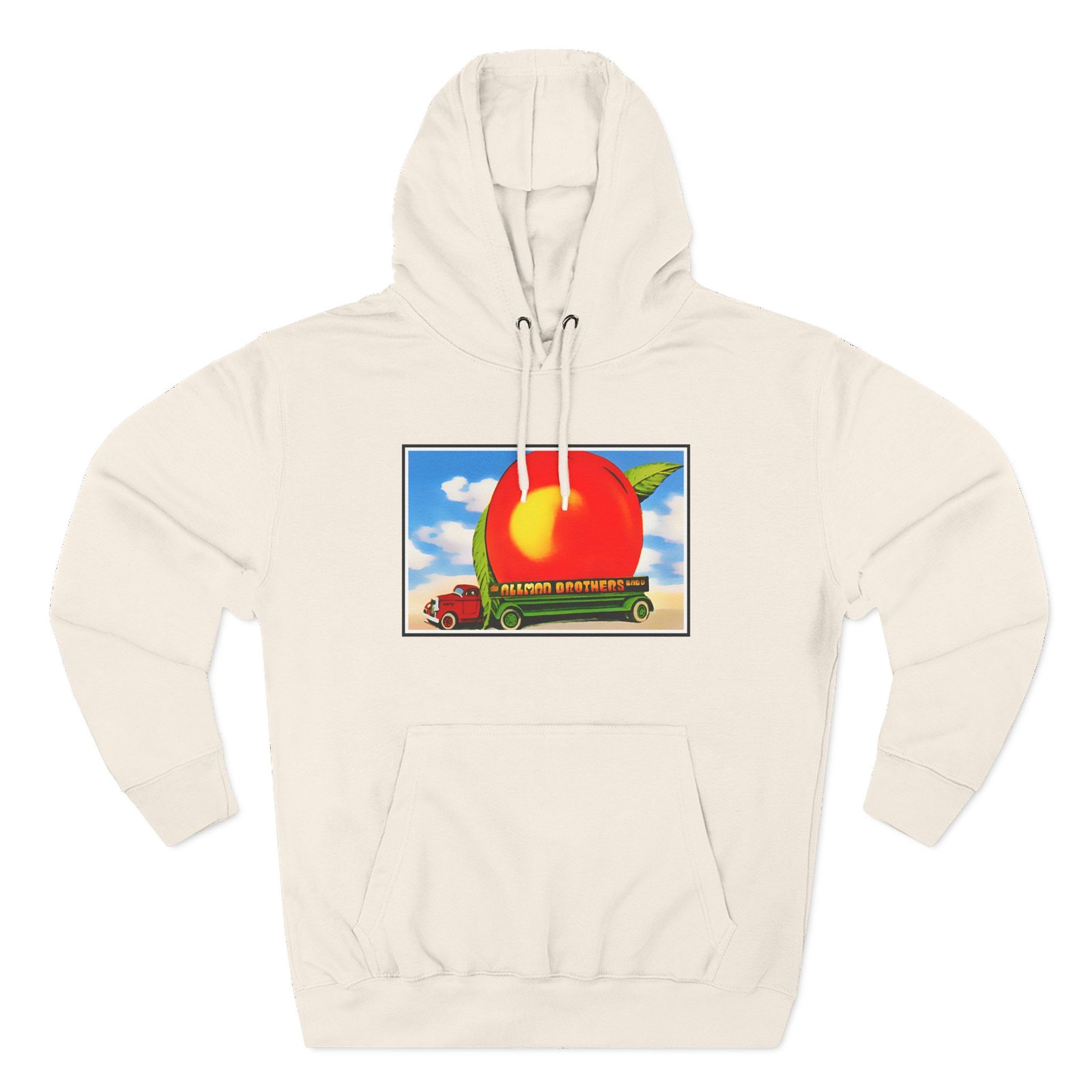 The Allman Brothers Eat a Peach Album Art Three-Panel Fleece Hoodie
