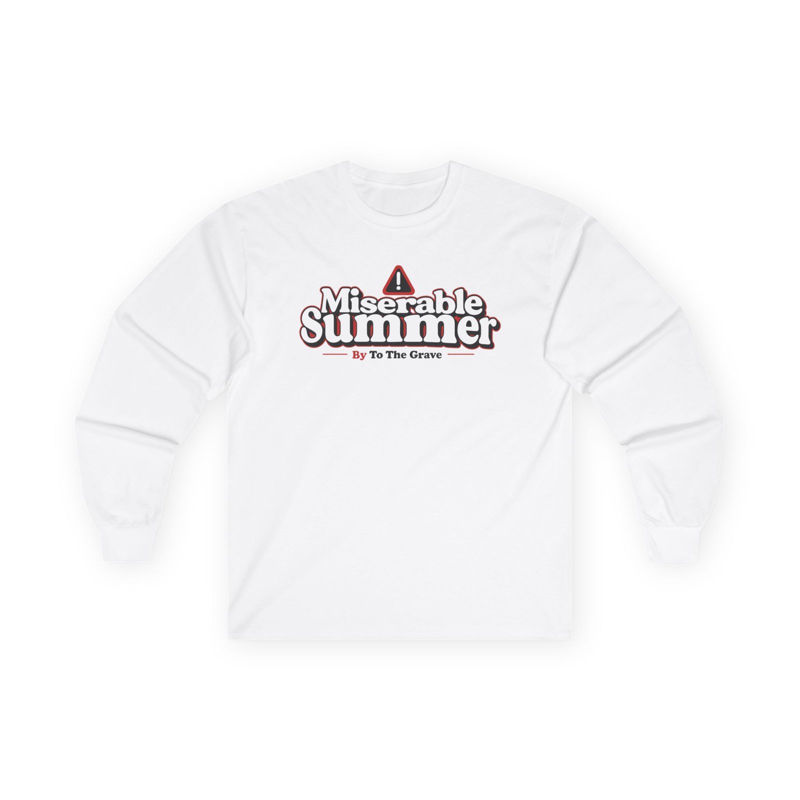 To the Grave Logo Embroided Unisex Ultra Cotton Long Sleeve Tee