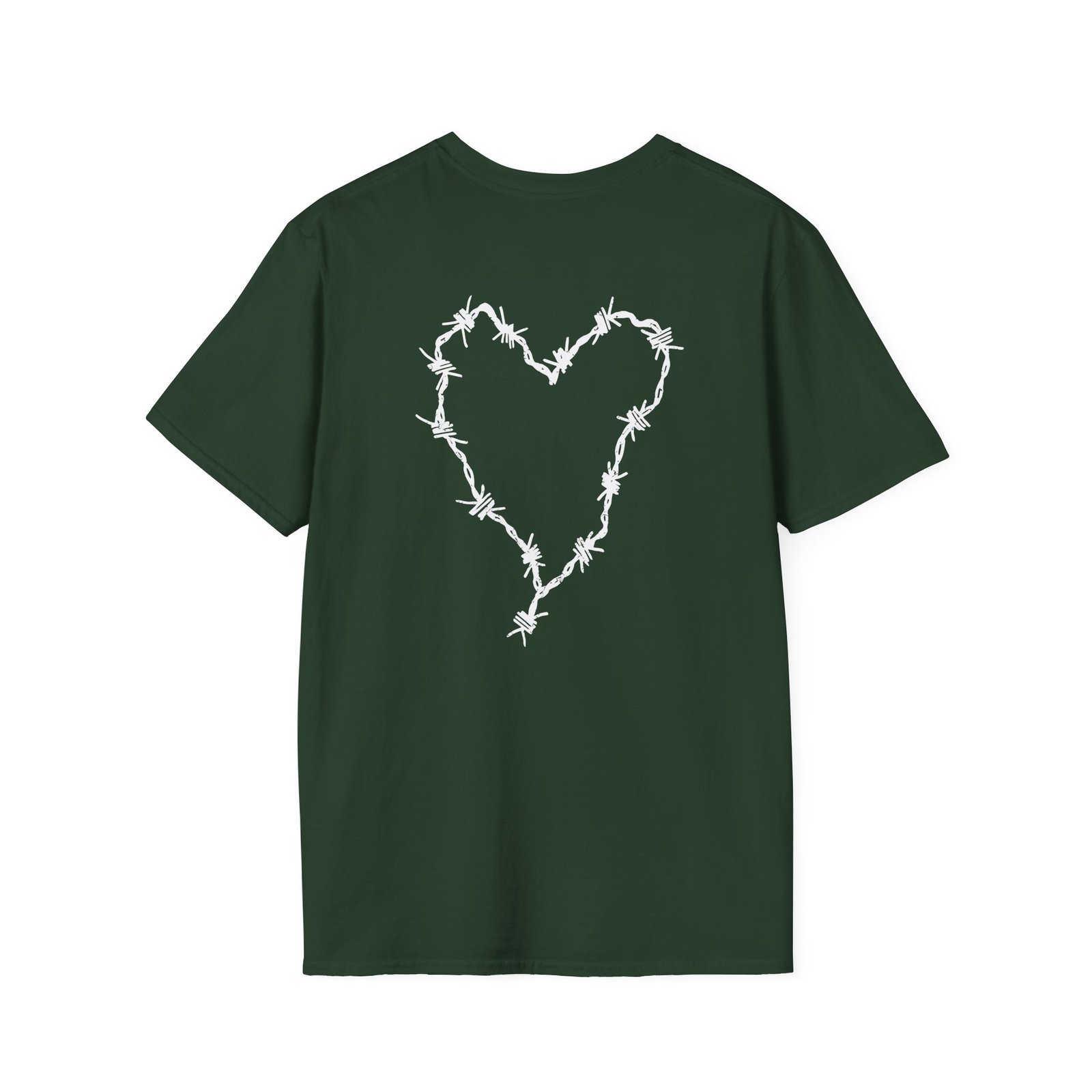 Frank Iero Barbed Wire Heart Unisex Softstyle T-Shirt
