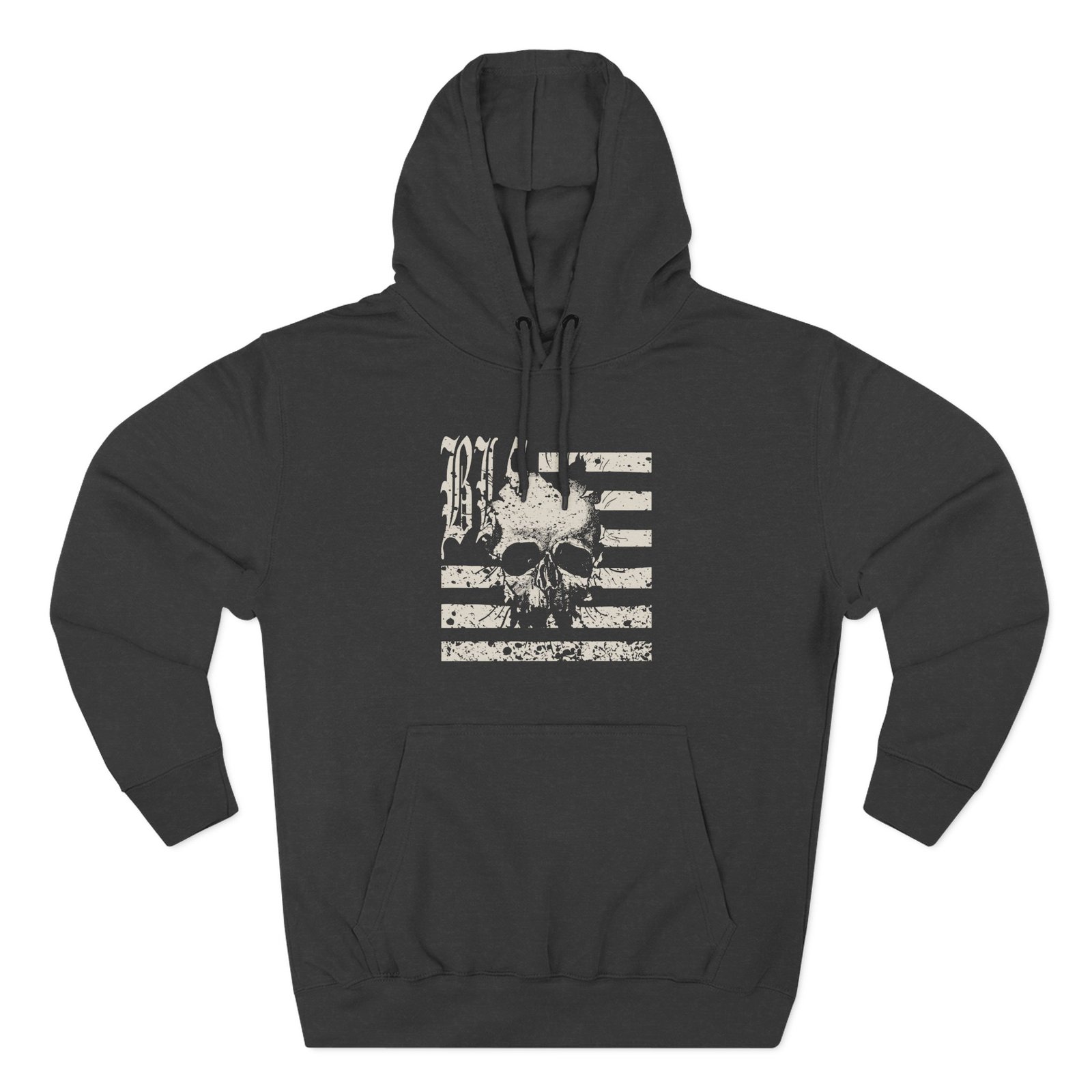 Black Label Society Skully Flag Three-Panel Fleece Hoodie