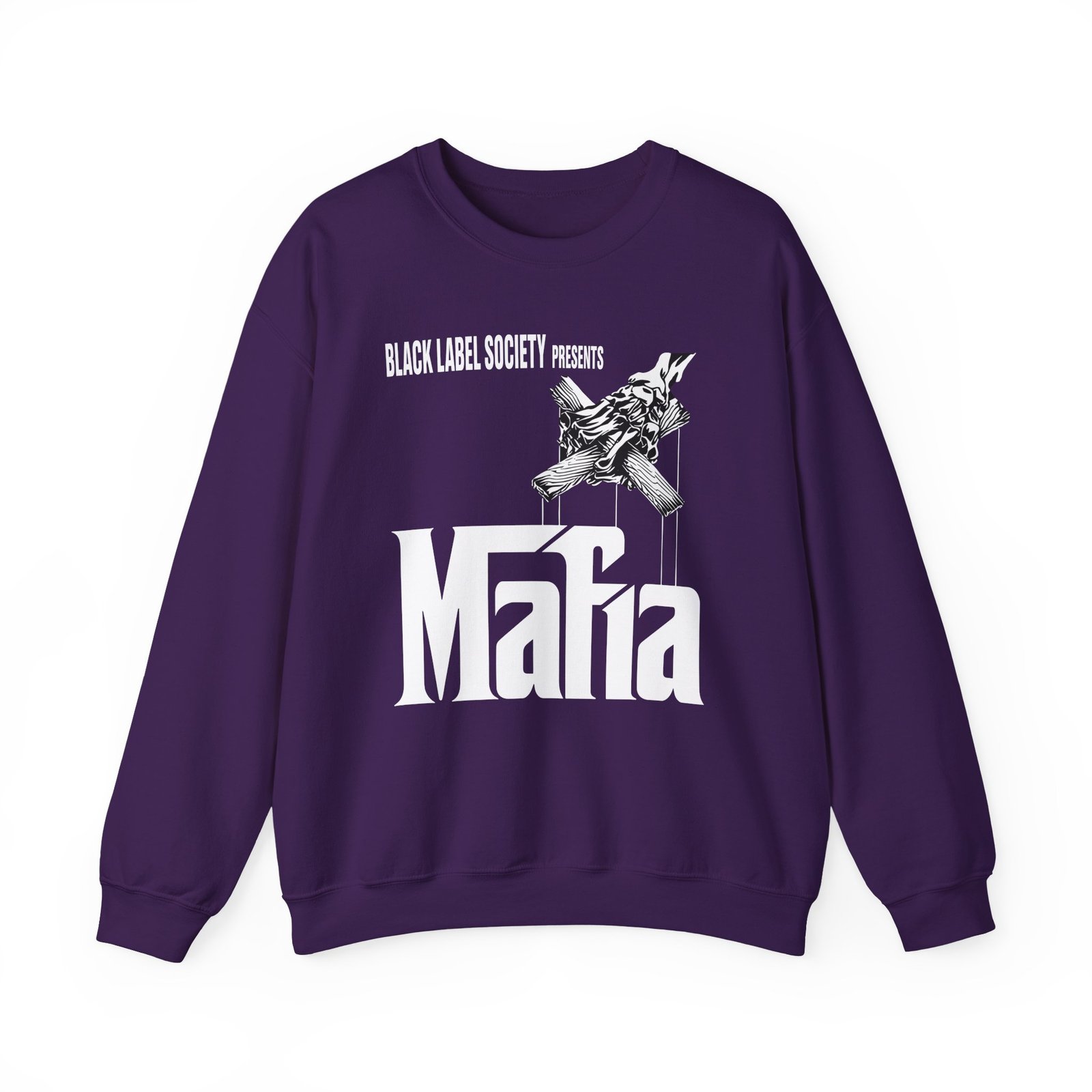 Black Label Society Mafia Album Art Unisex Heavy Blend™ Crewneck Sweatshirt