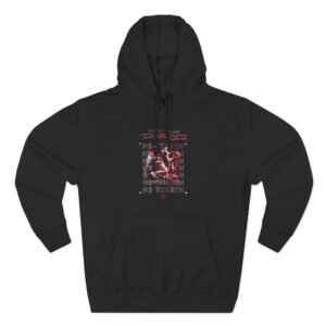 For the Fallen Dreams No Heaven Angel Three-Panel Fleece Hoodie