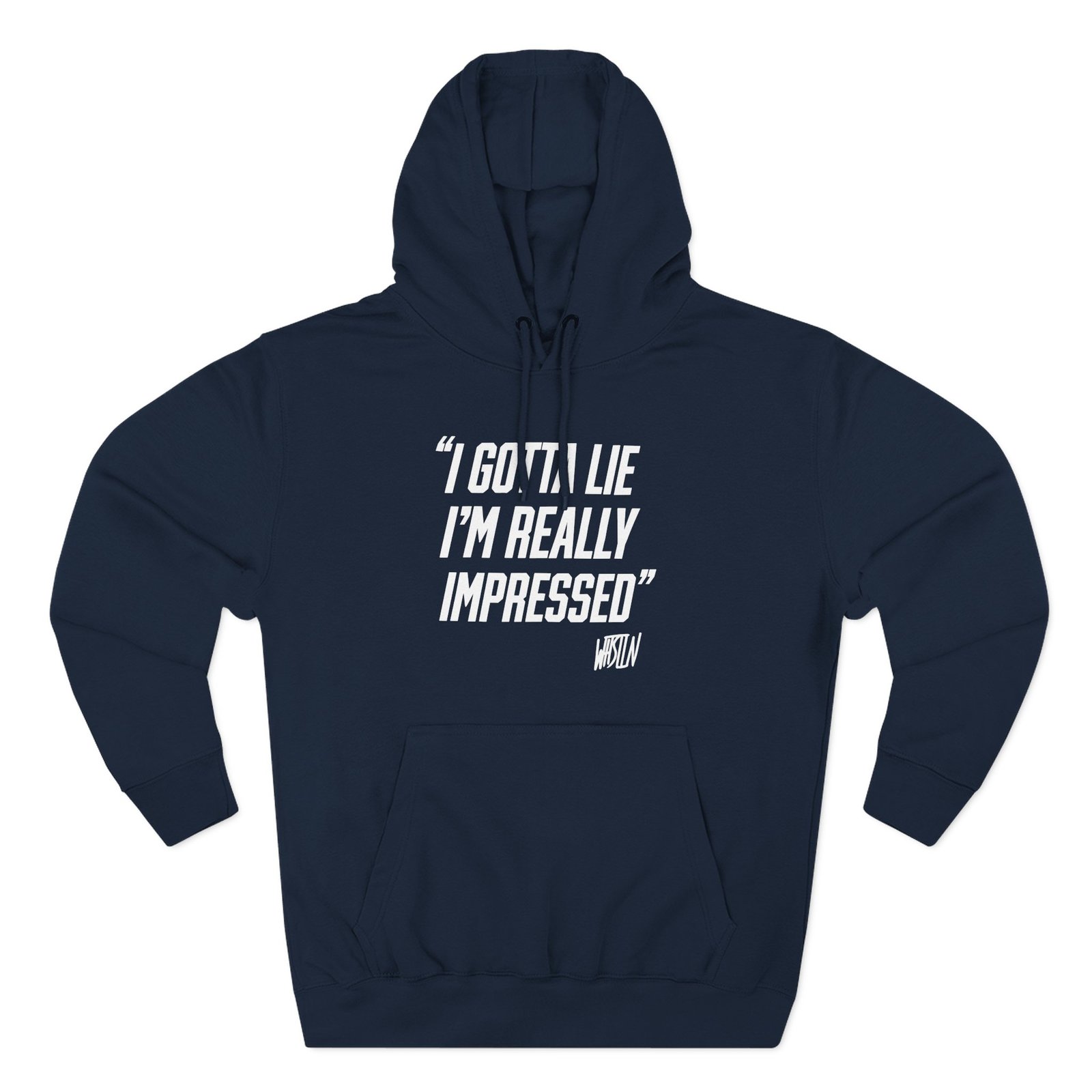 Whistlindiesel Impressed Three-Panel Fleece Hoodie