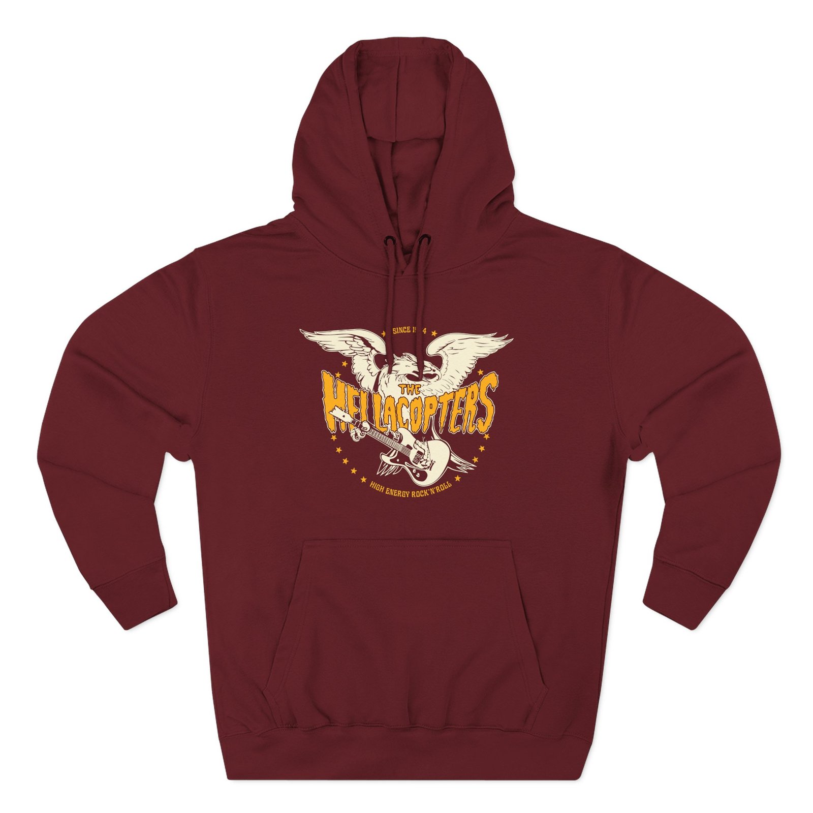 Hellacopters Eagle Three-Panel Fleece Hoodie