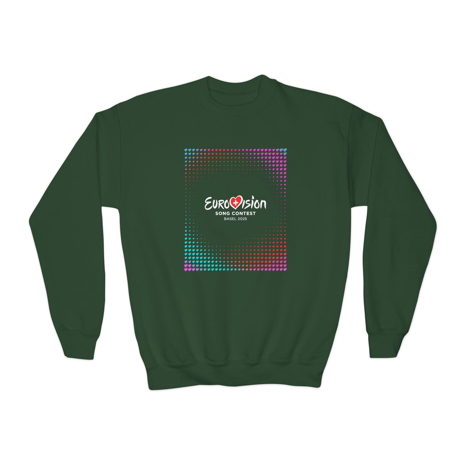 Youth Eurovision Unity Shapes Love Crewneck Sweatshirt