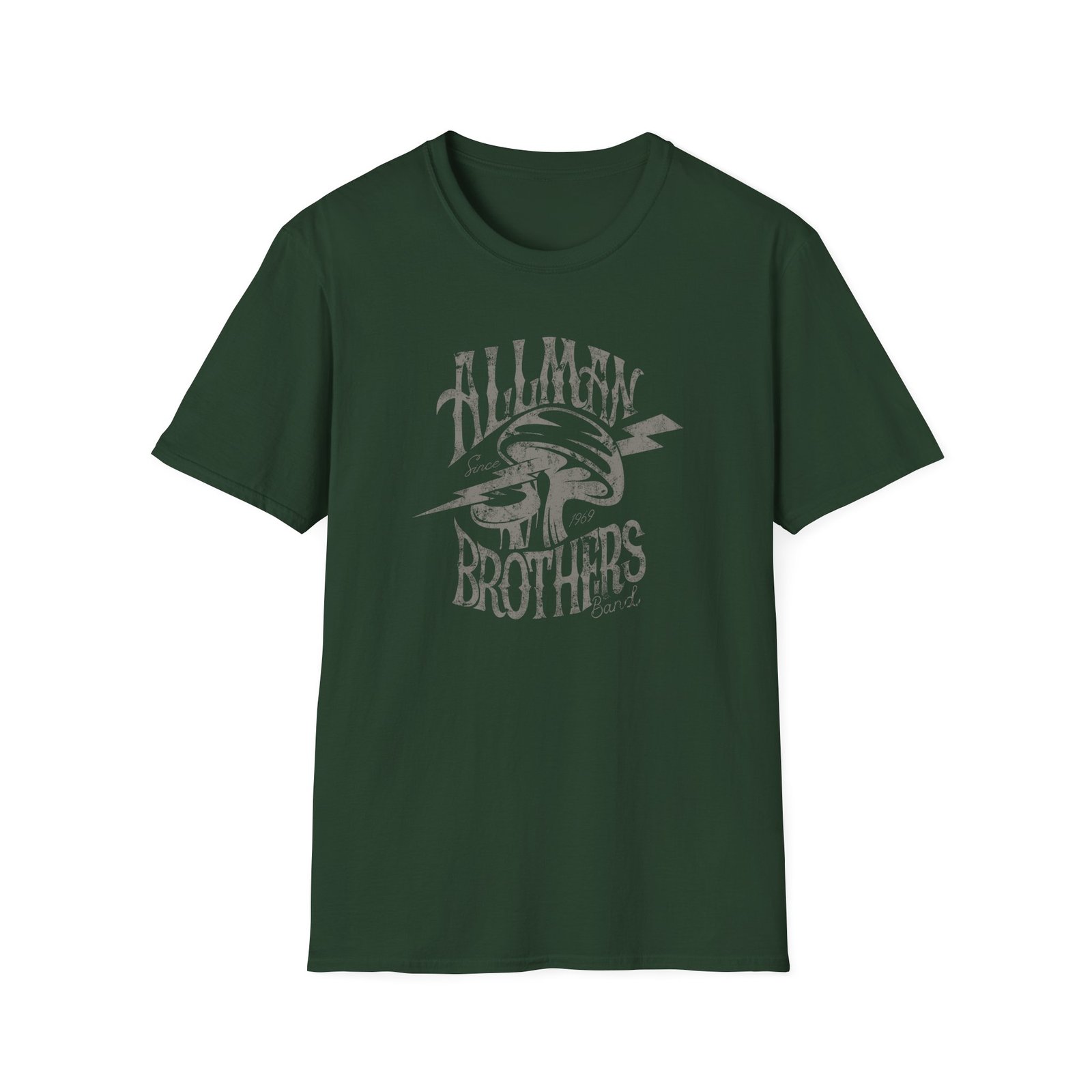 The Allman Brothers Shroom Lightning Unisex Softstyle T-Shirt