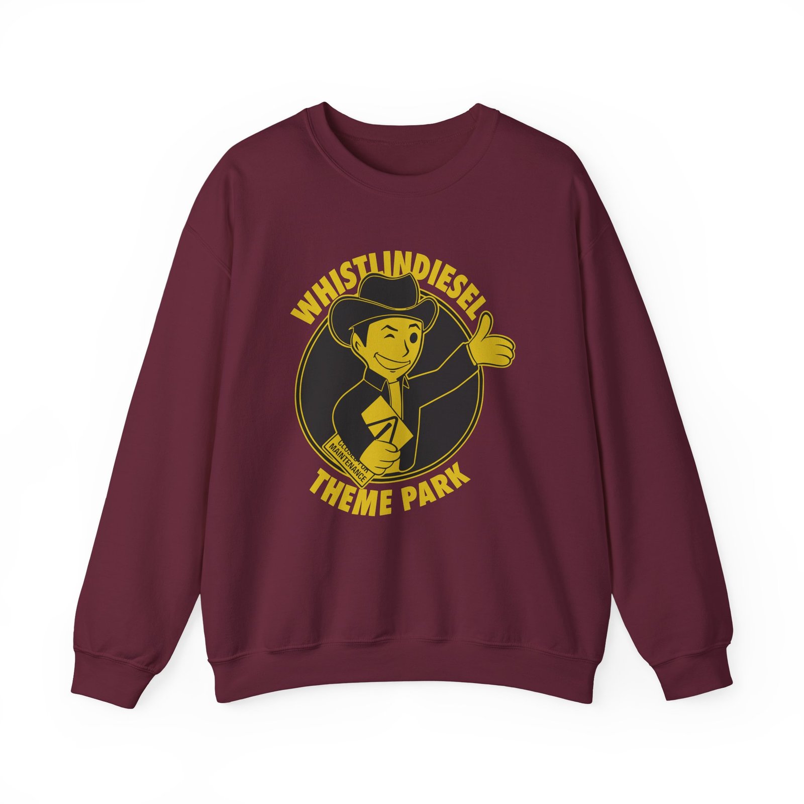 Whistlindiesel Theme Park Unisex Heavy Blend™ Crewneck Sweatshirt