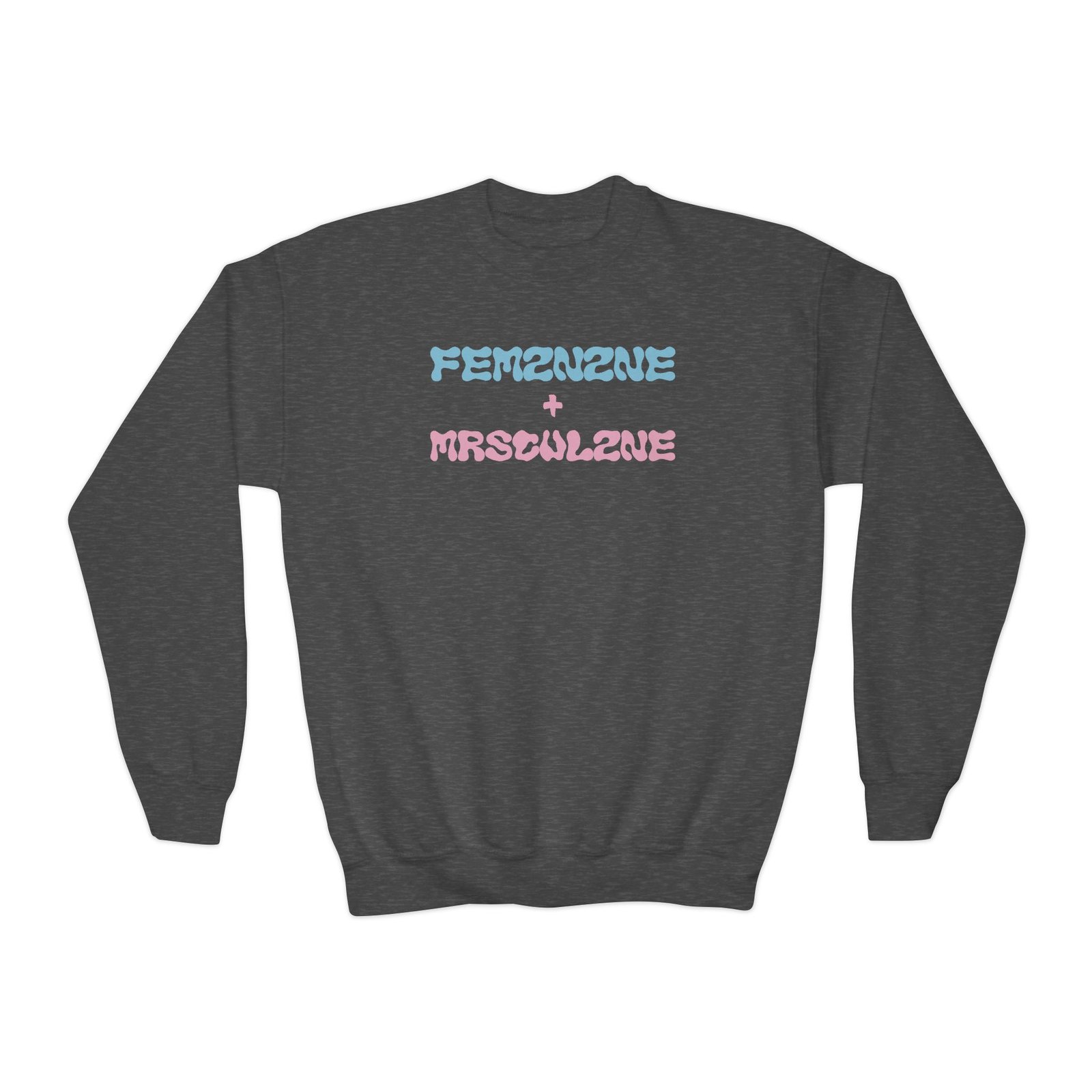Youth Marina Feminine Masculine Crewneck Sweatshirt