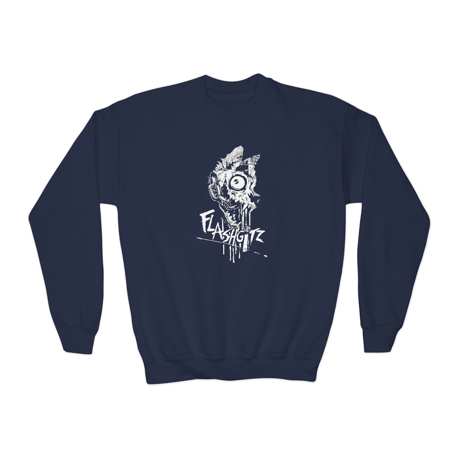 Youth Flashgitz Lupus Mortem Crewneck Sweatshirt