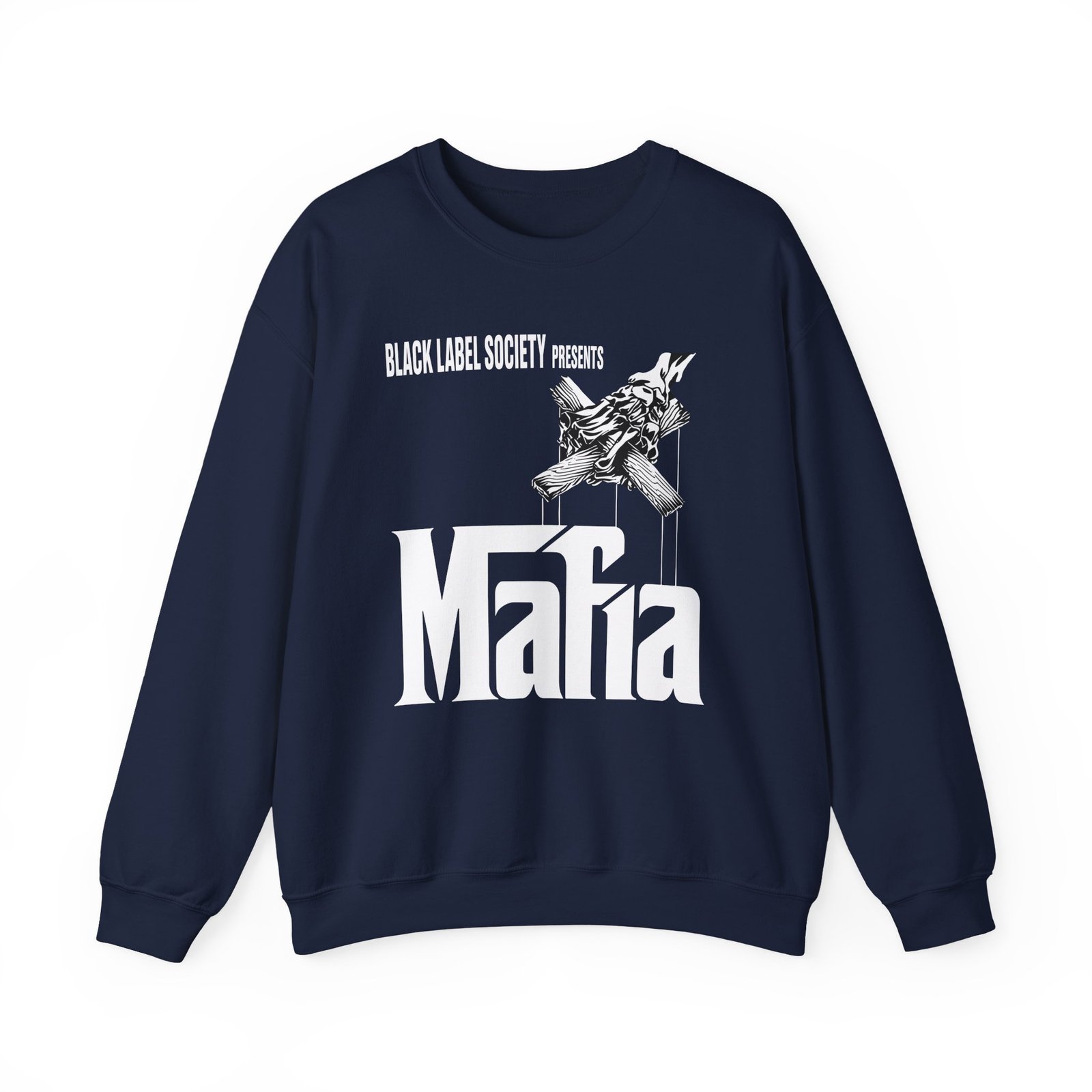 Black Label Society Mafia Album Art Unisex Heavy Blend™ Crewneck Sweatshirt