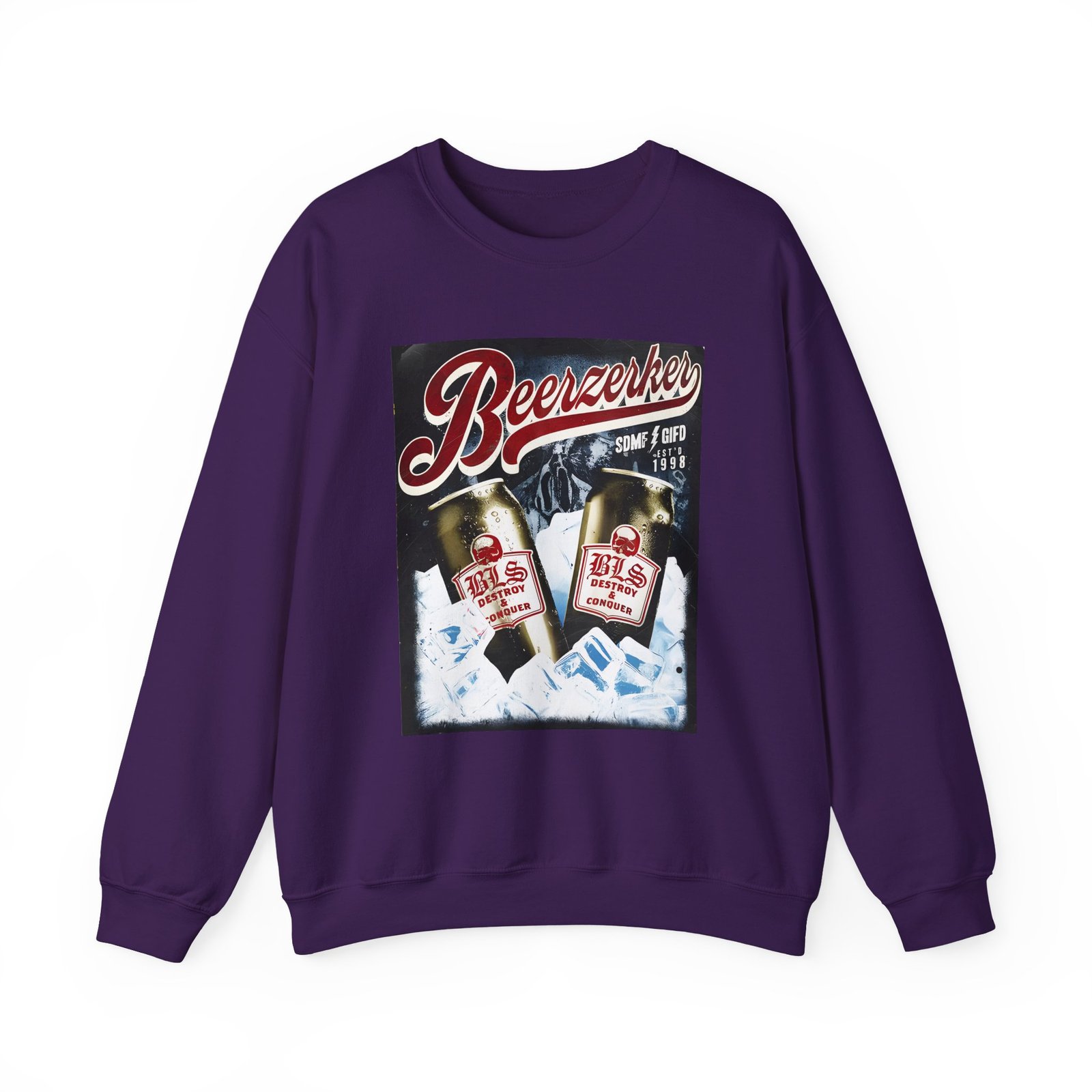 Black Label Society Beerzerker Can Unisex Heavy Blend™ Crewneck Sweatshirt