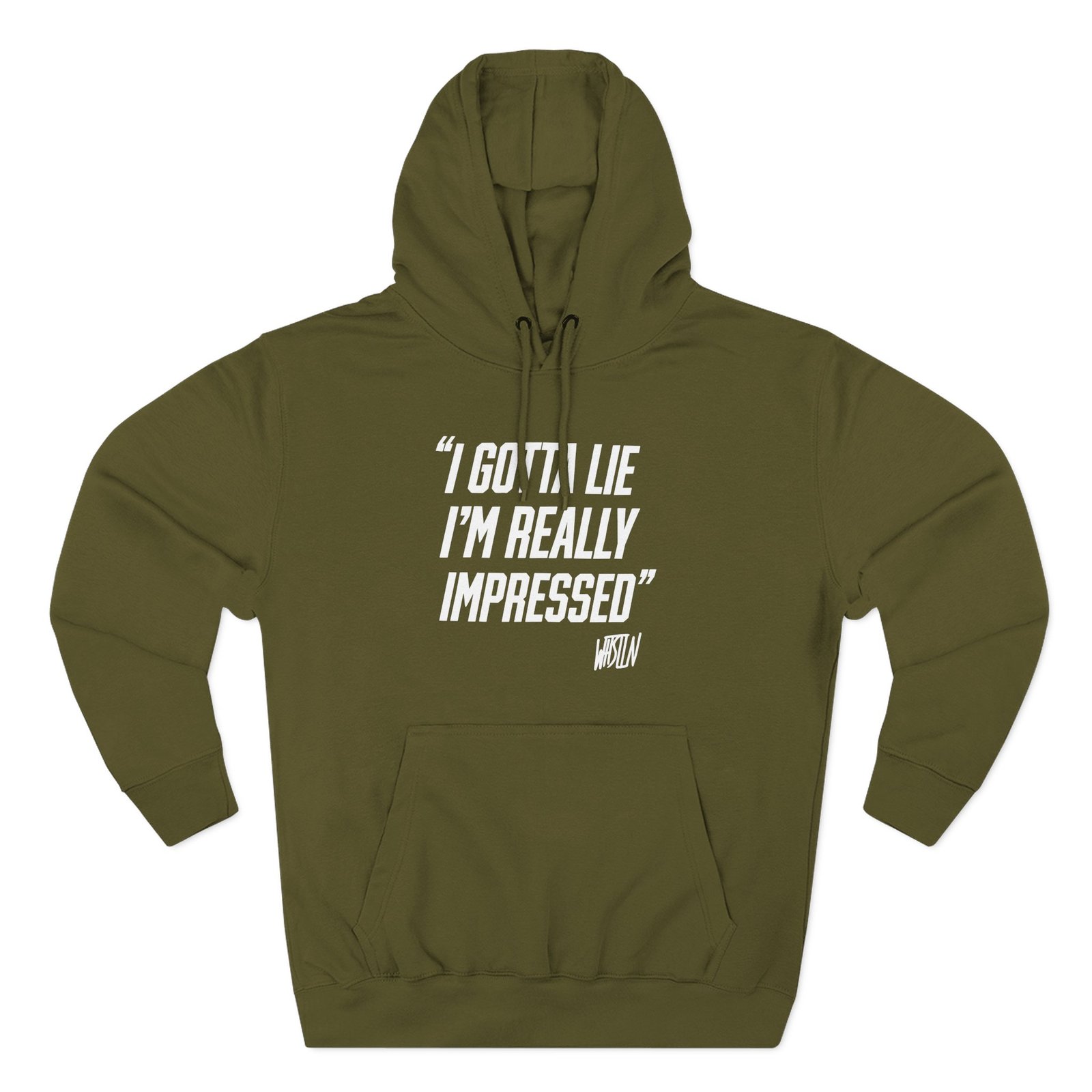 Whistlindiesel Impressed Three-Panel Fleece Hoodie