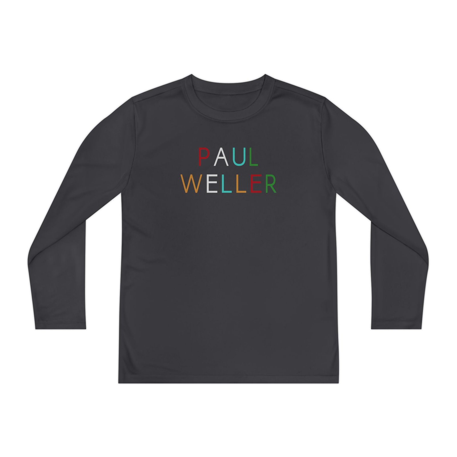 Youth PWL Multicolour Logo Long Sleeve Competitor Tee