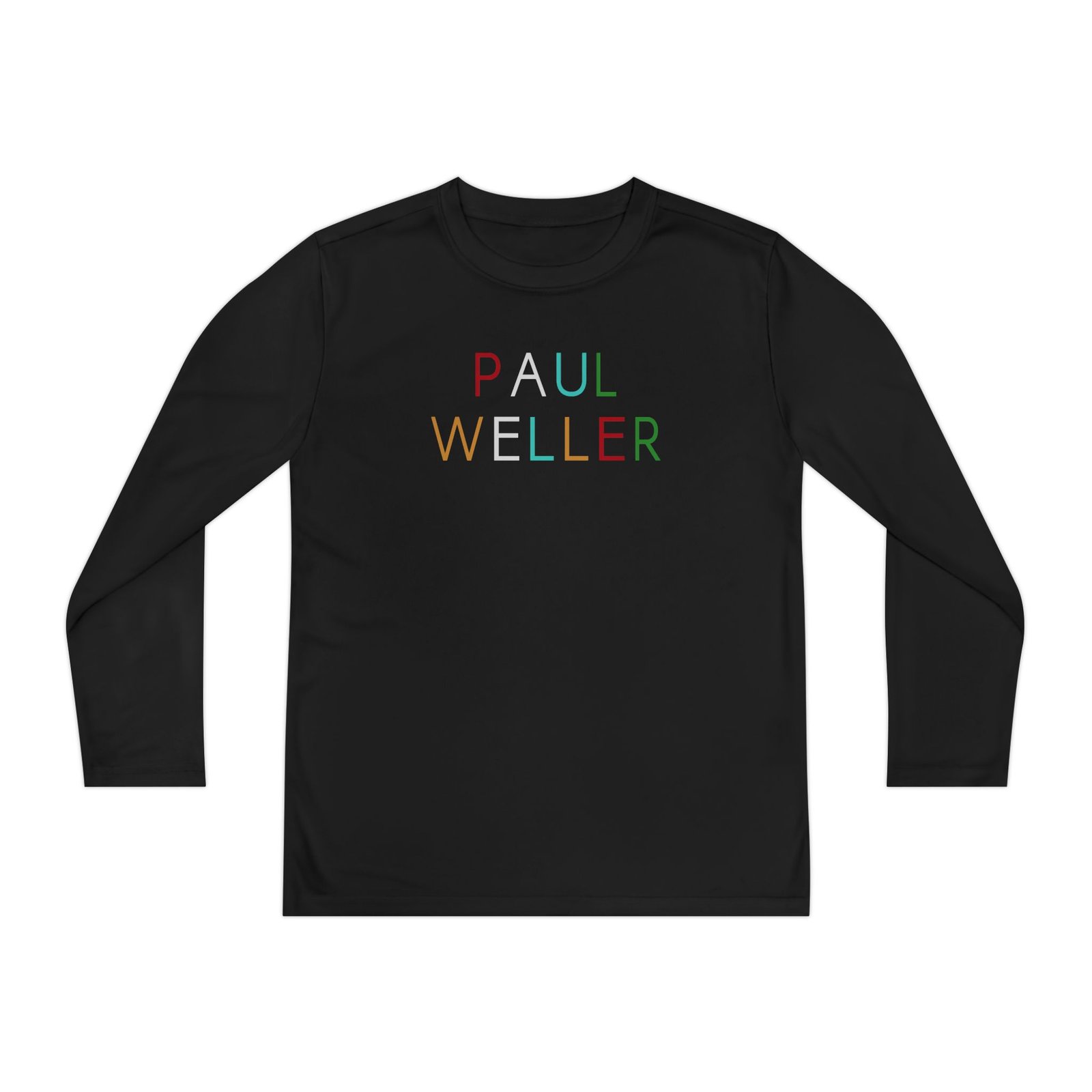 Youth PWL Multicolour Logo Long Sleeve Competitor Tee