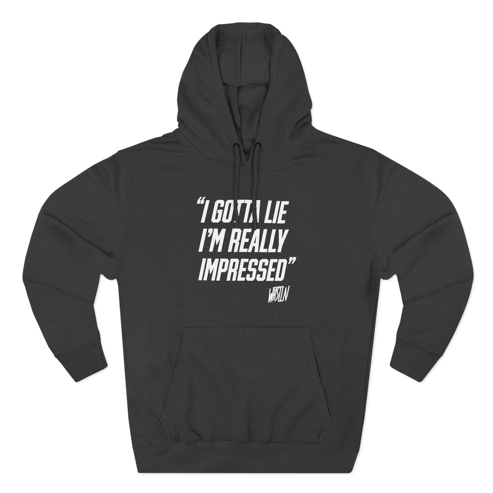 Whistlindiesel Impressed Three-Panel Fleece Hoodie