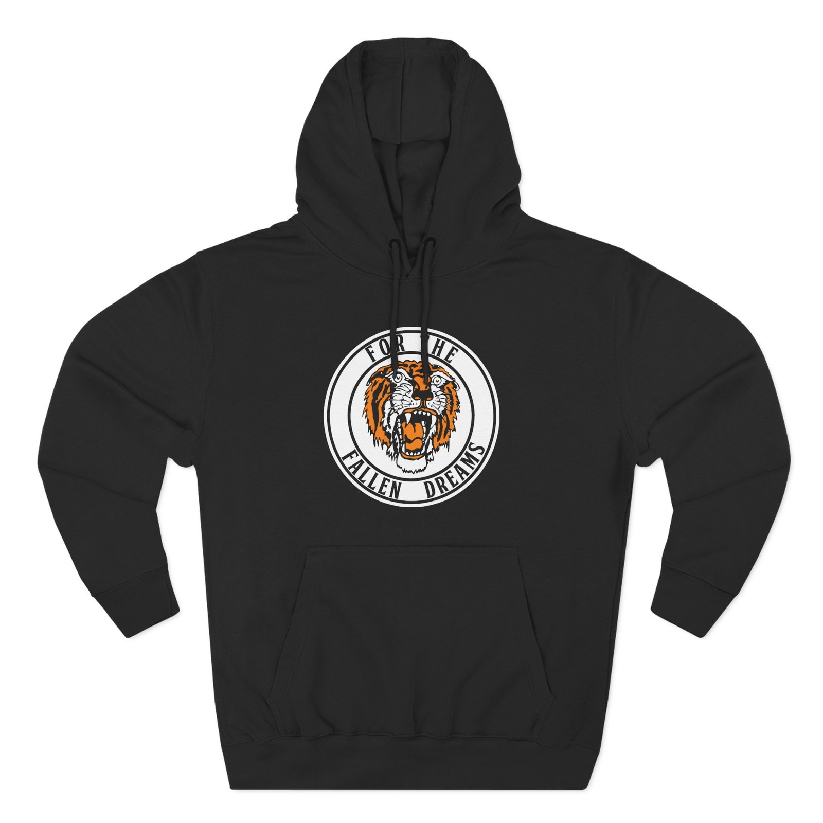 For the Fallen Dreams Circle Cat Three-Panel Fleece Hoodie