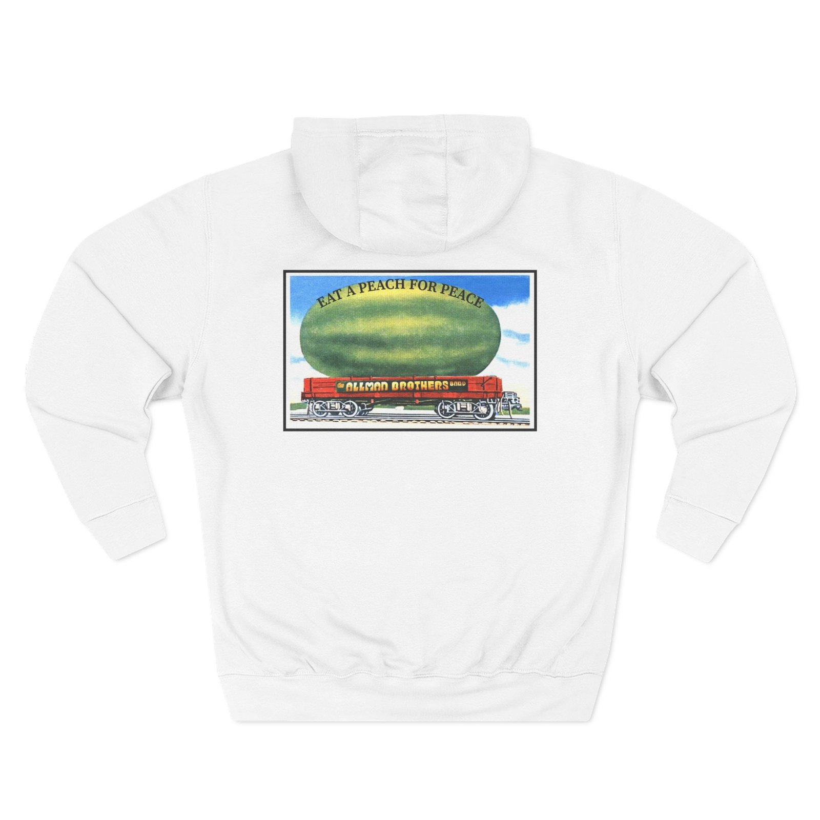 The Allman Brothers Eat a Peach Album Art Three-Panel Fleece Hoodie