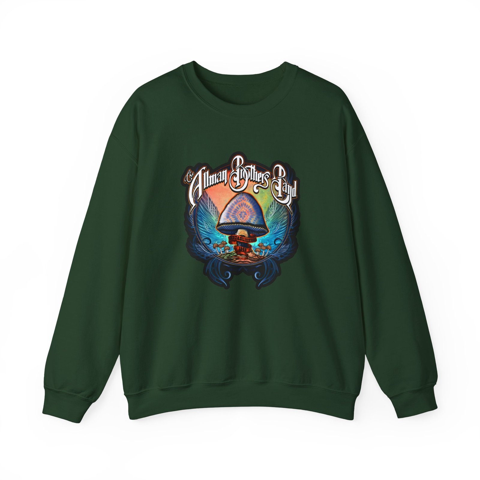 The Allman Brothers Psychedelic Mushroom Unisex Heavy Blend™ Crewneck Sweatshirt