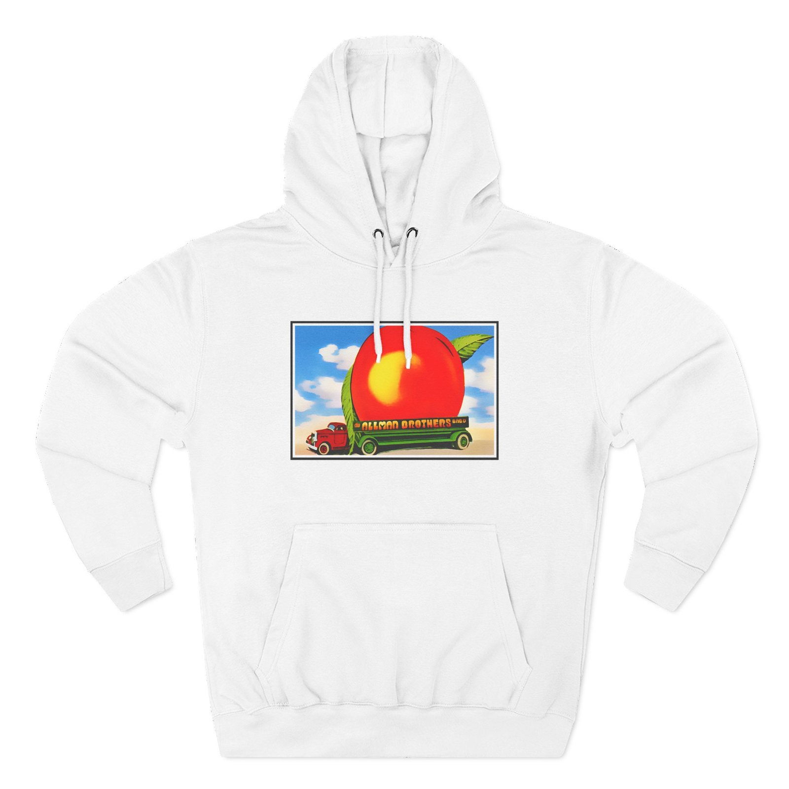 The Allman Brothers Eat a Peach Album Art Three-Panel Fleece Hoodie