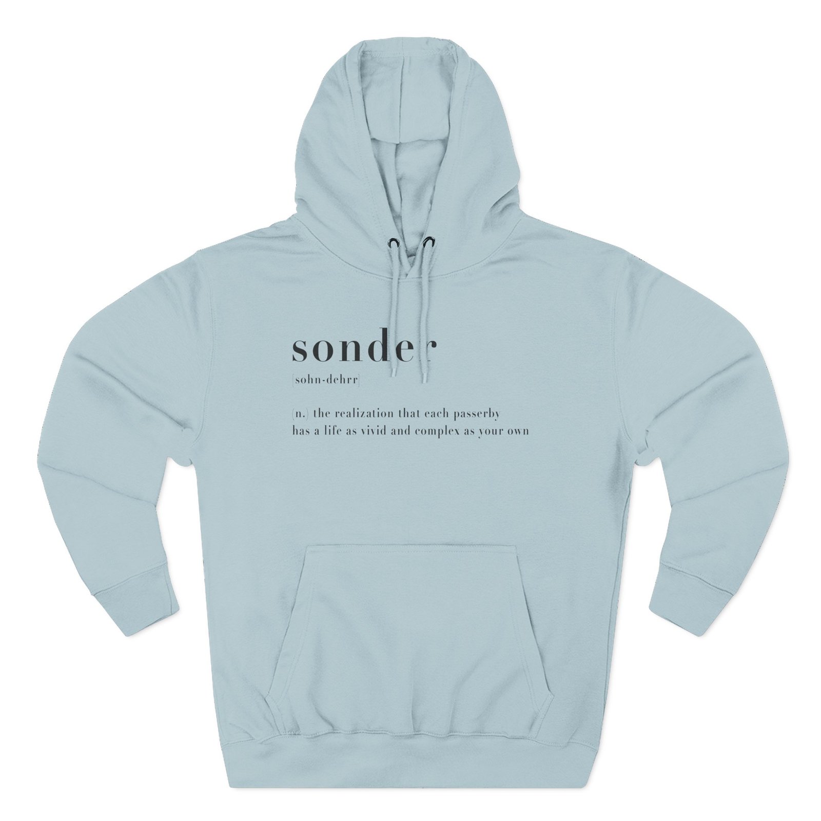 Sonder Definition Three-Panel Fleece Hoodie