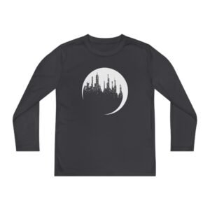 Youth Dropout Unsleeping City Glow-In-The-Dark Long Sleeve Competitor Tee