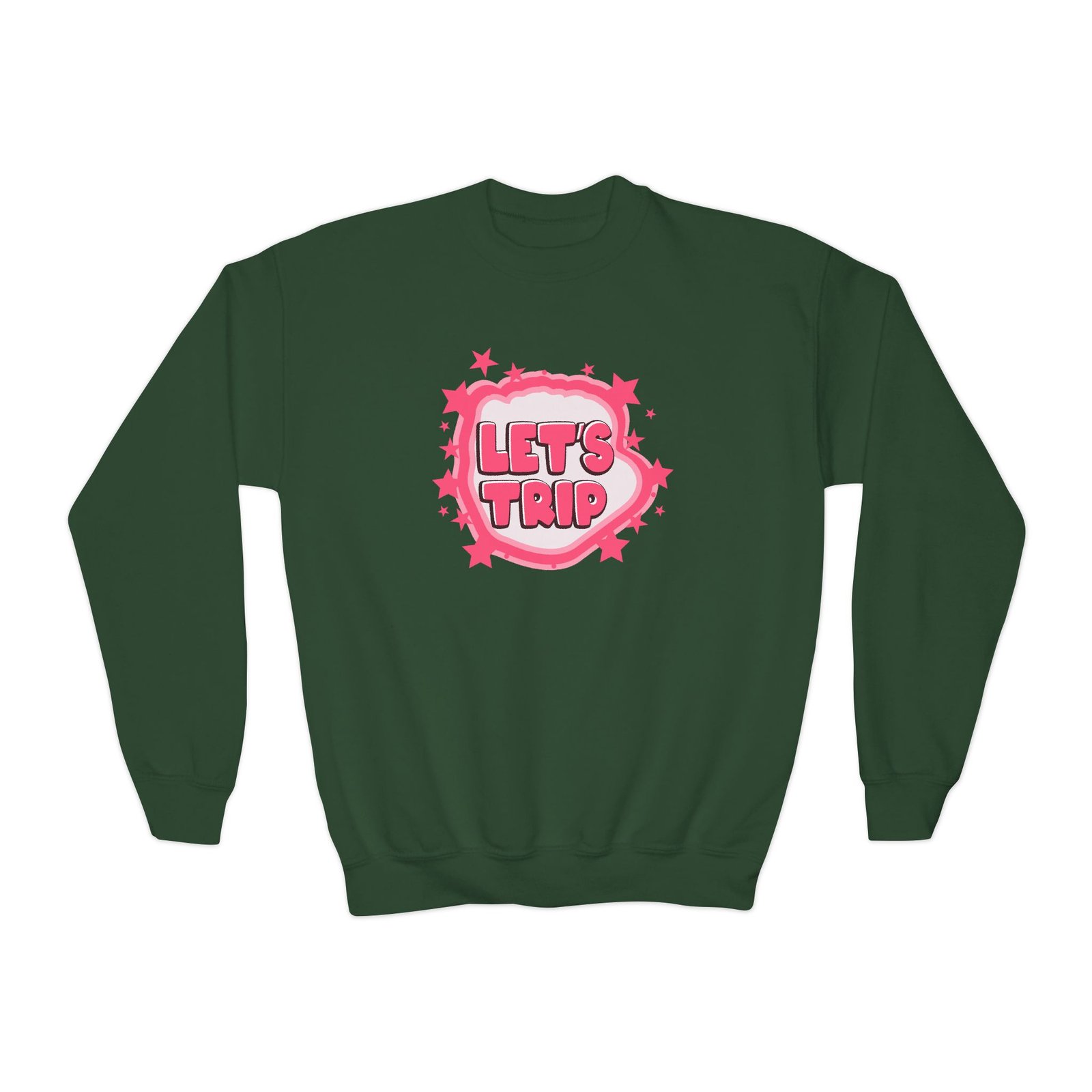 Youth Sturniolo Triplets Let's Trip Airbrush Crewneck Sweatshirt