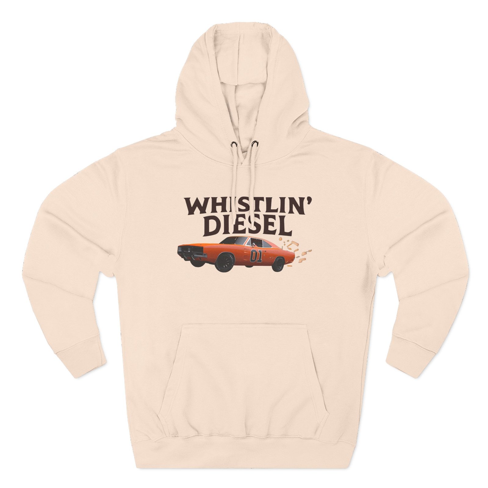 Whistlindiesel Duke Three-Panel Fleece Hoodie
