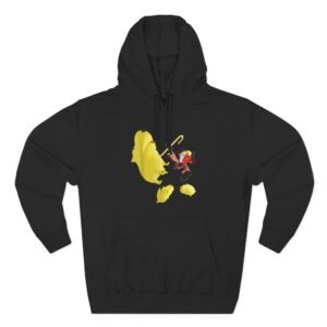 Ena Shepherd Three-panel Fleece Hoodie