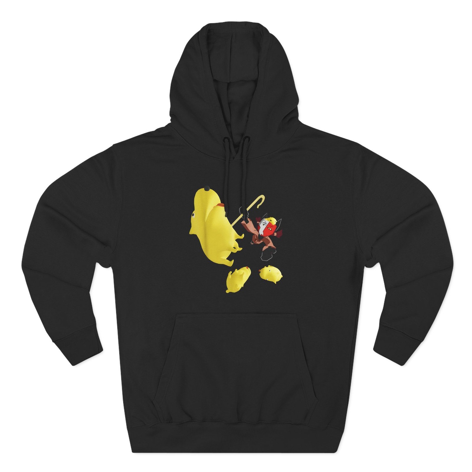 Ena Shepherd Three-panel Fleece Hoodie