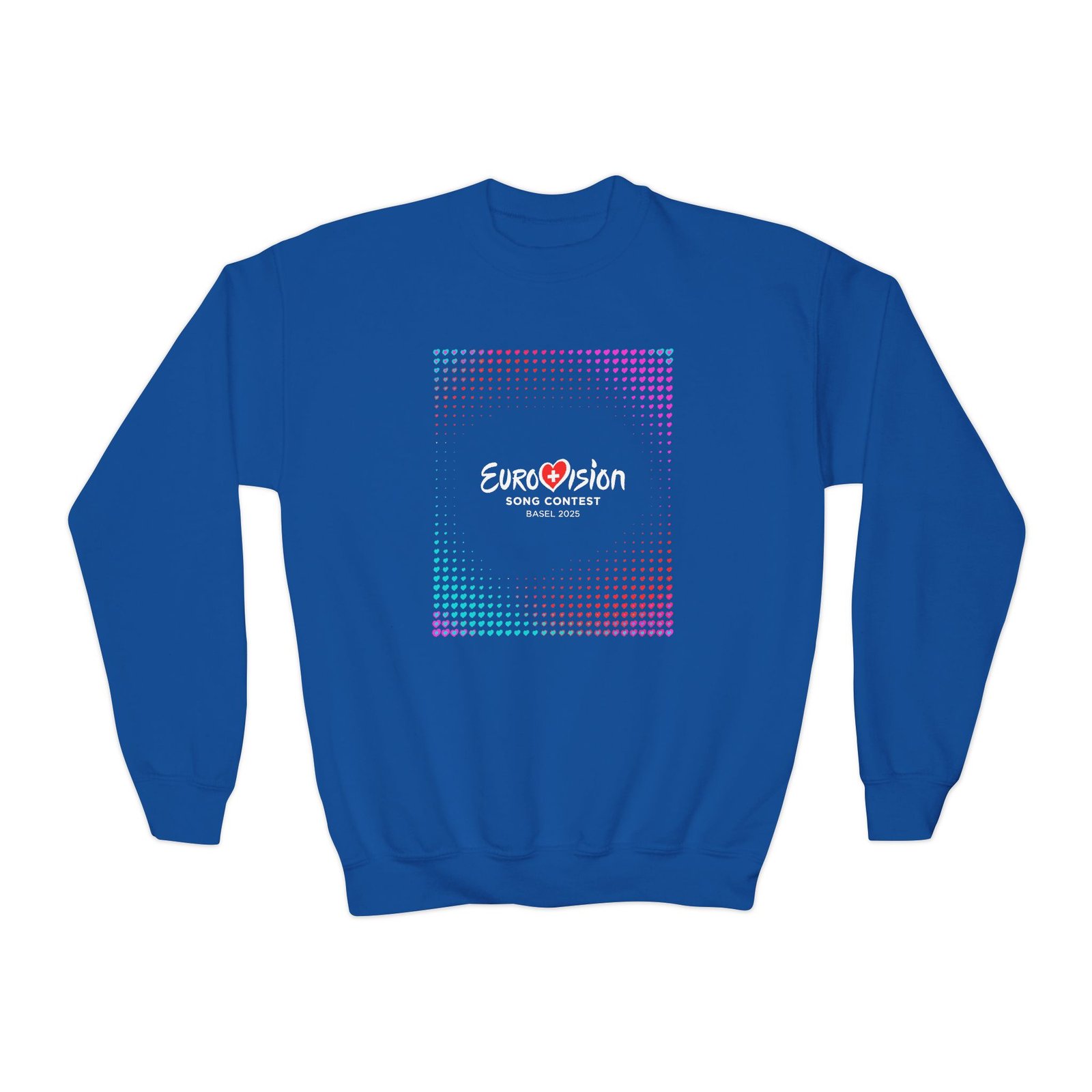 Youth Eurovision Unity Shapes Love Crewneck Sweatshirt