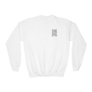 Youth Dropout Night Yorb Anagram Crewneck Sweatshirt