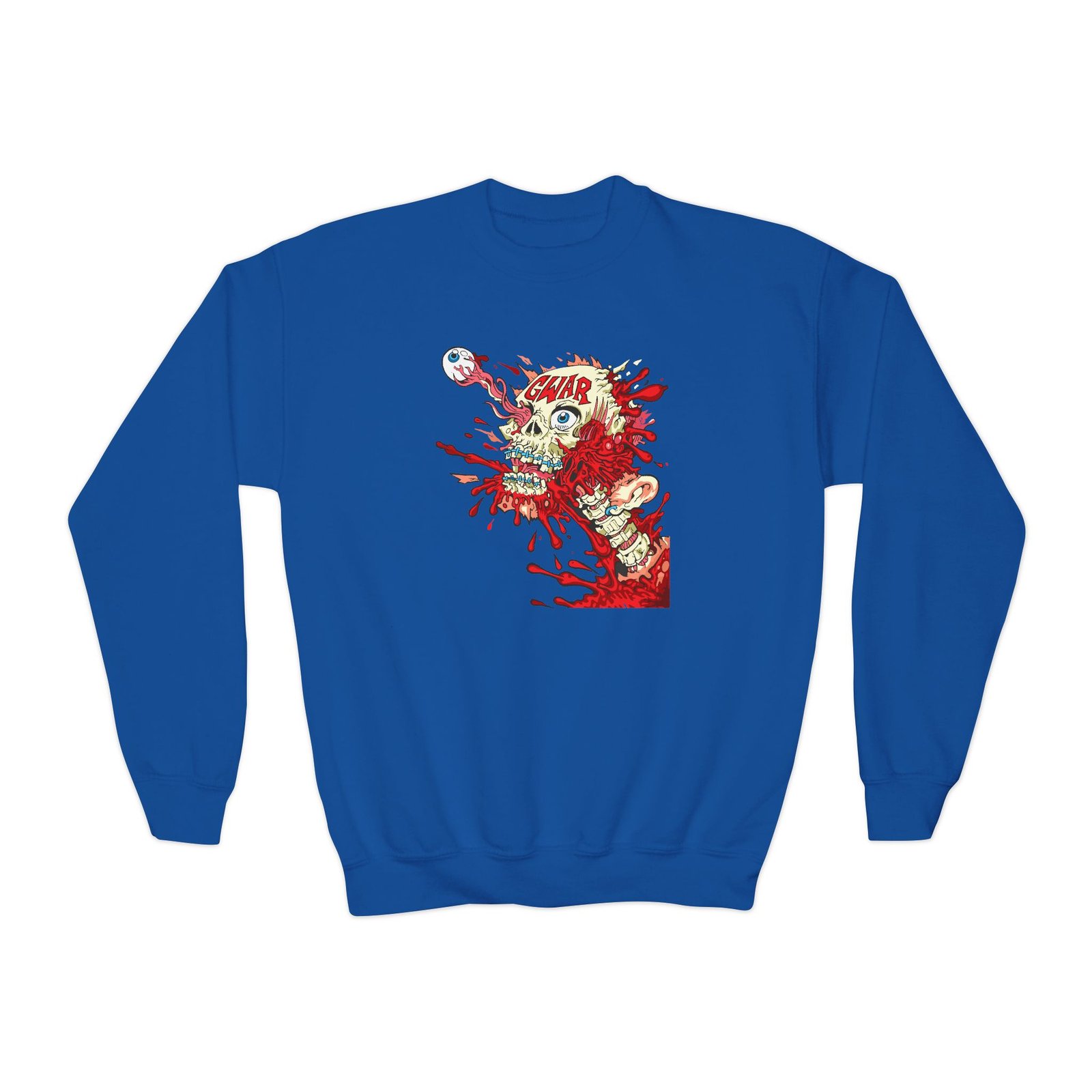 Youth Gwar Head Pop Crewneck Sweatshirt