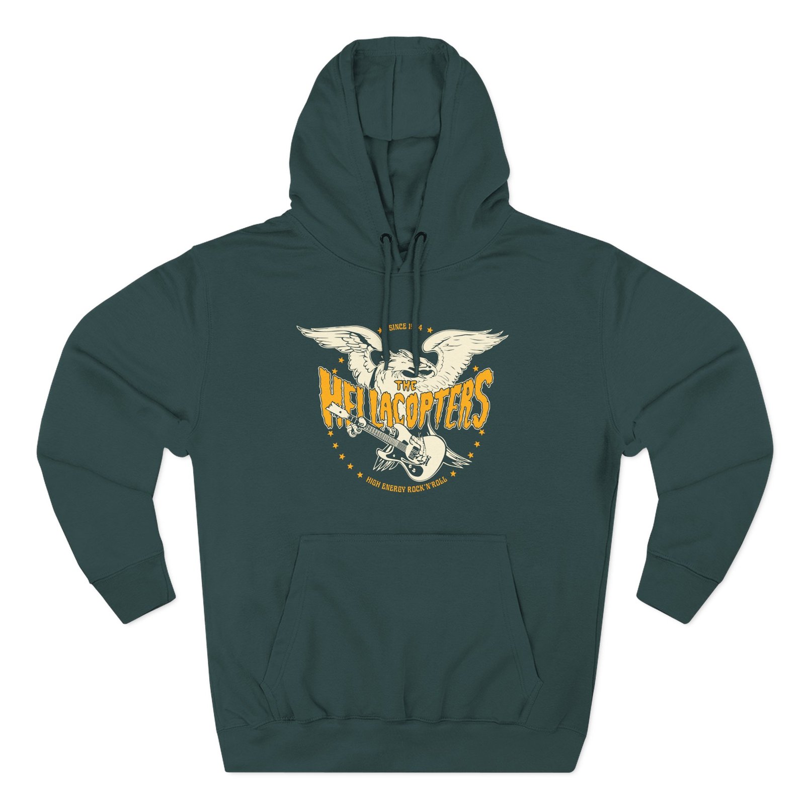 Hellacopters Eagle Three-Panel Fleece Hoodie