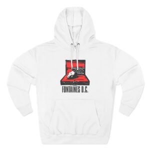 Fontaines Death Is Falling Down On Your Work Routine Three-Panel Fleece Hoodie