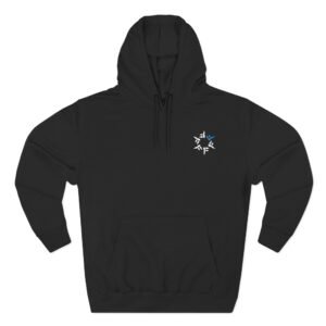 Frost Solace Three-Panel Fleece Hoodie