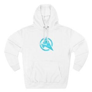 Ali-a Whiteout Logo Three-Panel Fleece Hoodie