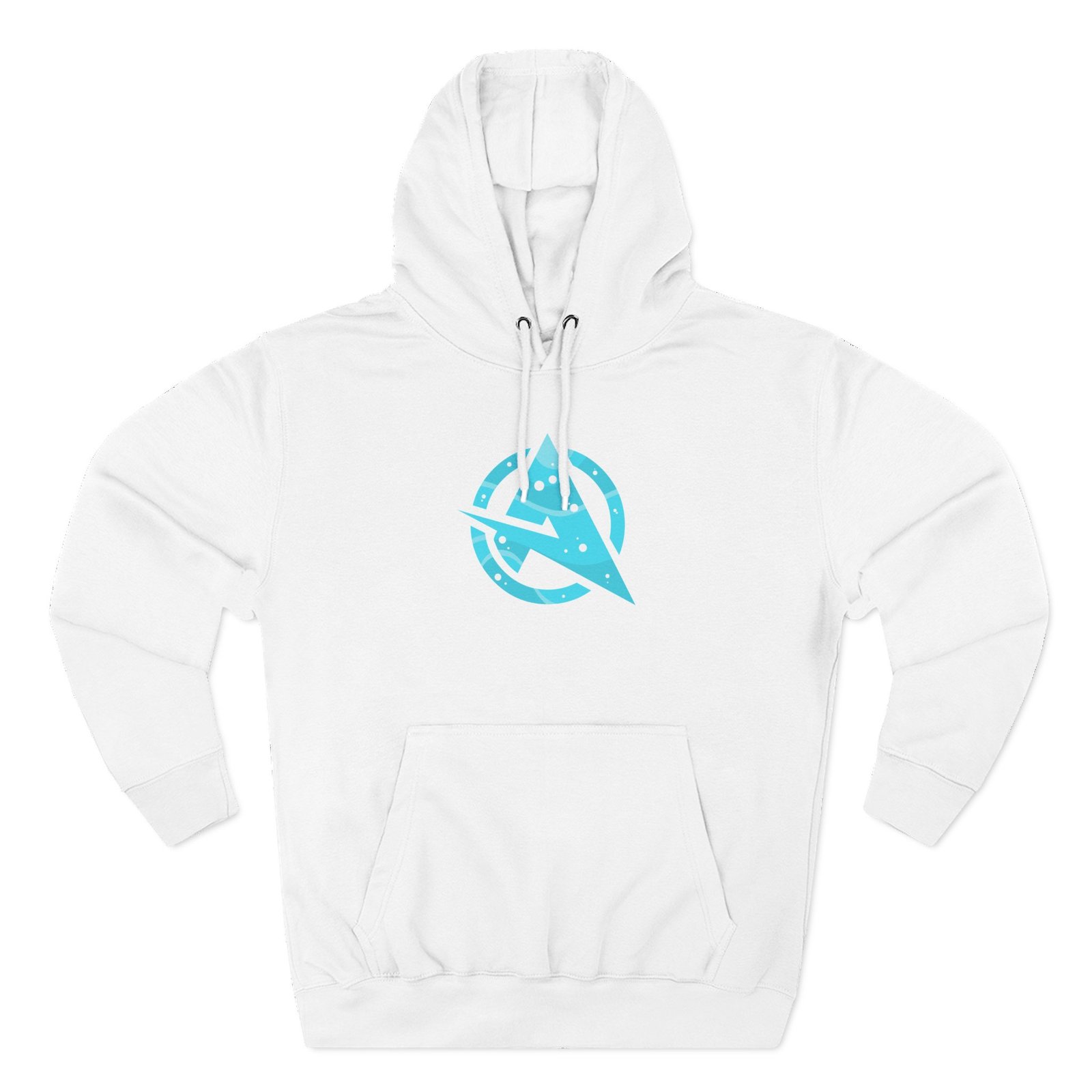 Ali-a Whiteout Logo Three-Panel Fleece Hoodie
