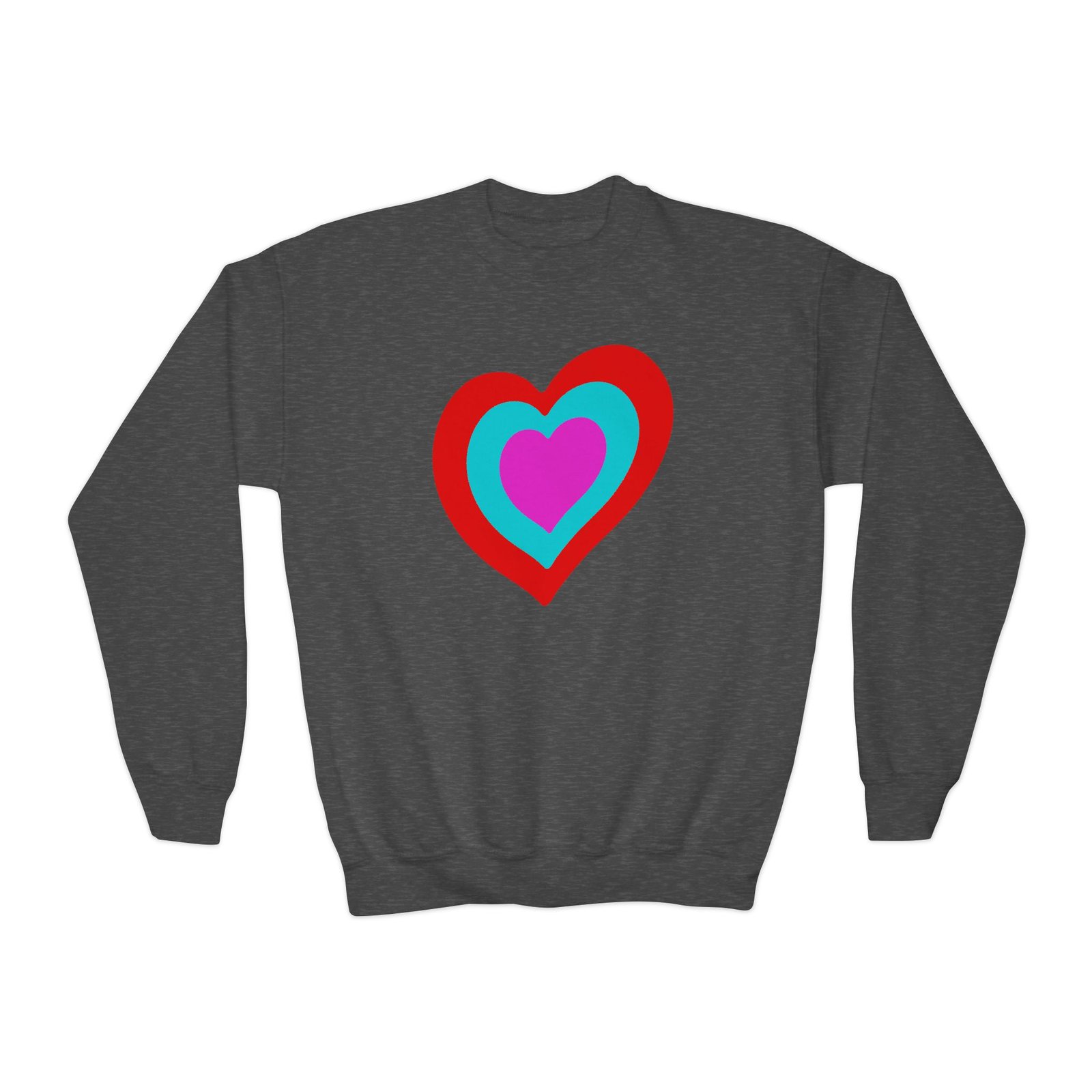 Youth Eurovision Heart Crewneck Sweatshirt
