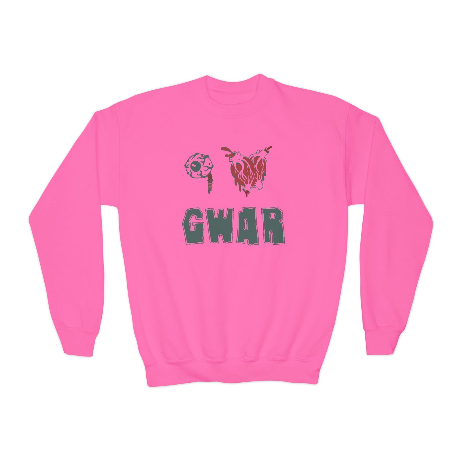 Youth Eye Love Gwar Crewneck Sweatshirt