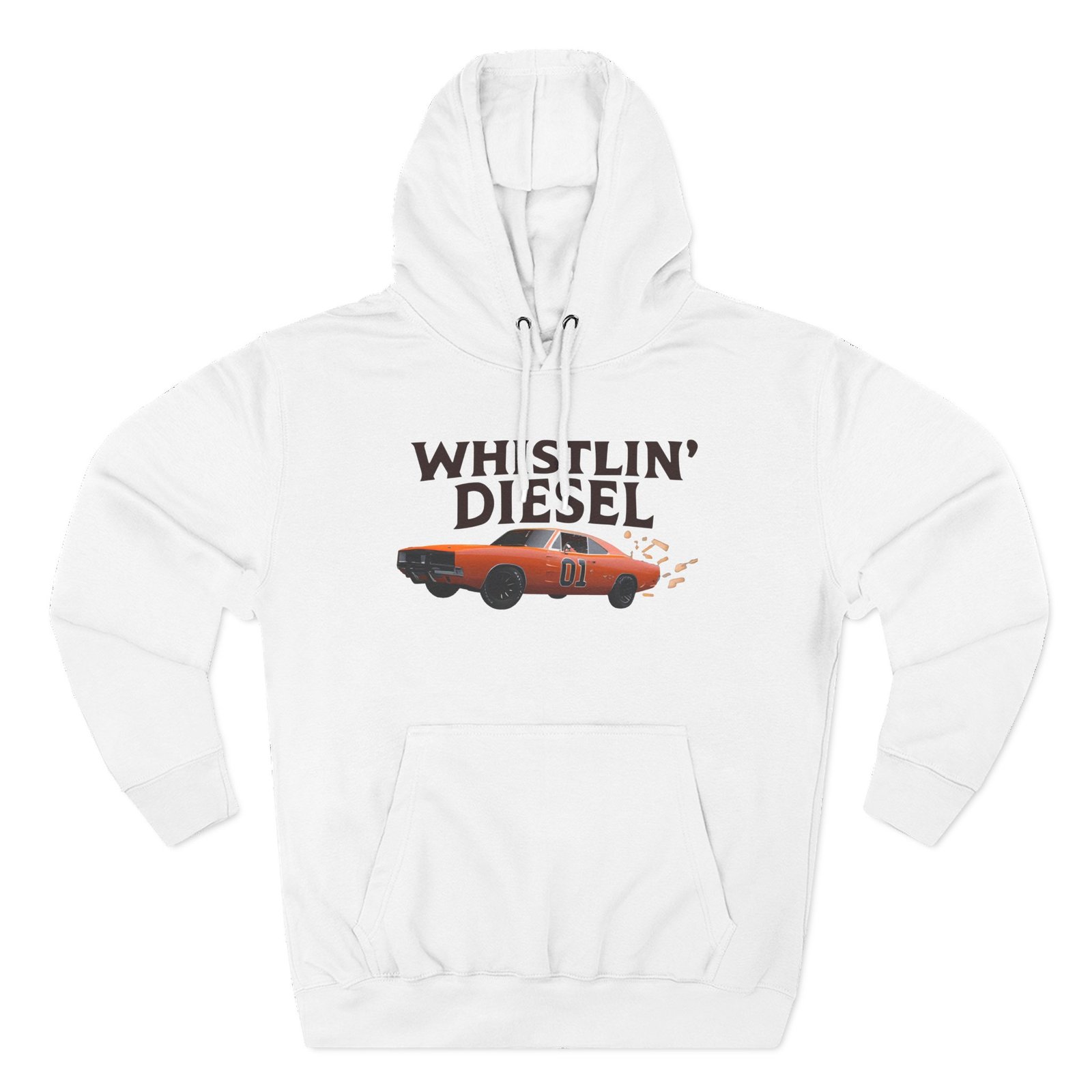 Whistlindiesel Duke Three-Panel Fleece Hoodie