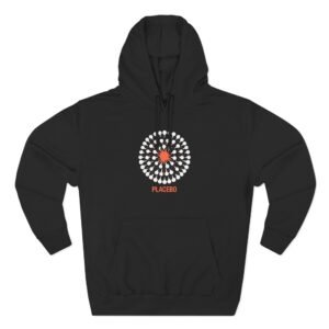 Placebo Pattern Three-Panel Fleece Hoodie