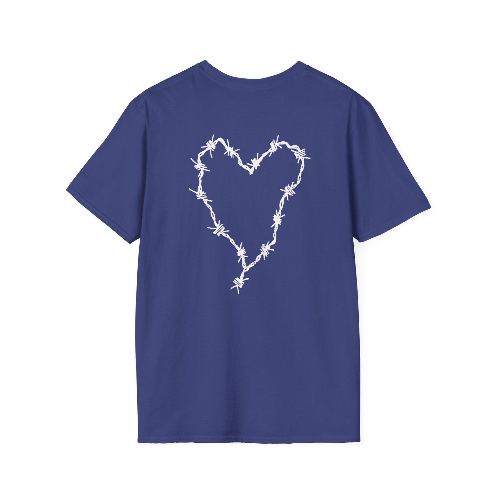 Frank Iero Barbed Wire Heart Unisex Softstyle T-Shirt