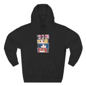 Bocchi the Rock Three-Panel Fleece Hoodie